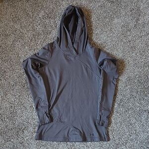 Under Armour Charcoal Hooded Athletic Pullover